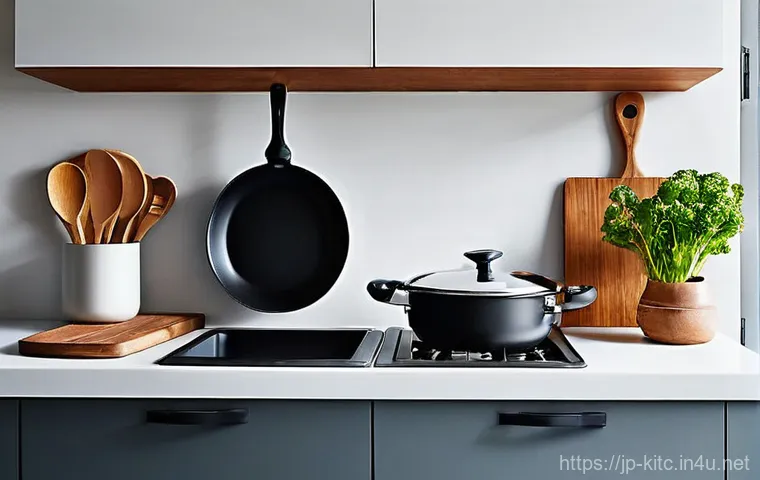 요리 초보자를 위한 기본 조리 도구 - **Prompt:** A cheerful person, gender-neutral, in their late 20s, is actively and joyfully preparing...