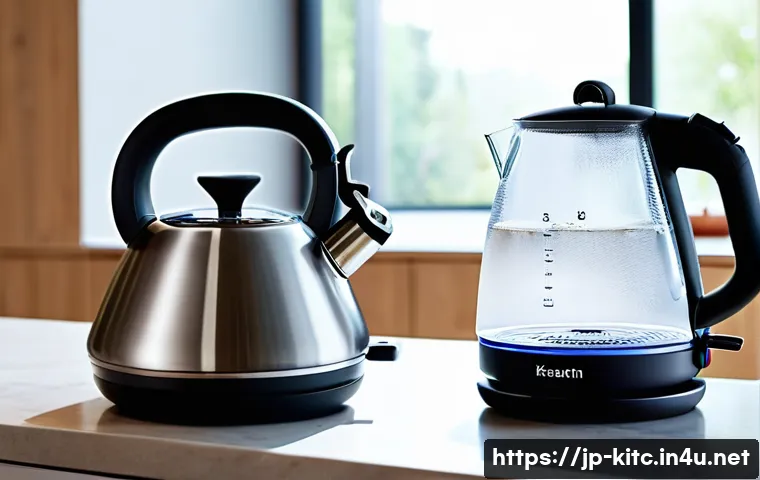 인덕션 전용 주전자와 일반 주전자 비교 관련 이미지 1